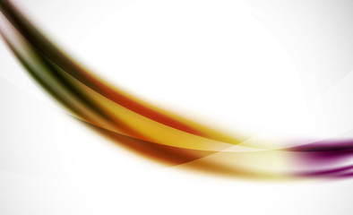 Naklejka premium Colorful wave line, abstract background with light and shadow effects