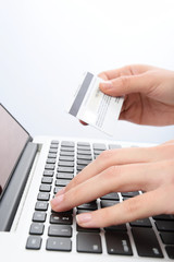 Buying online using credit card