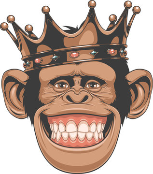 Funny monkey crown