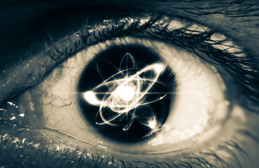 Atom Particle Eyes