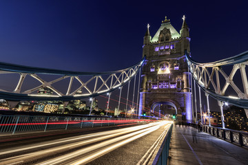 Fototapeta na wymiar Tower Bridge, London at night.