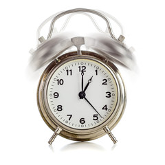 Vintage metal alarm clock