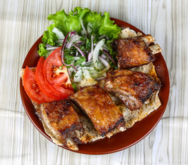 Lamb ribs bbq