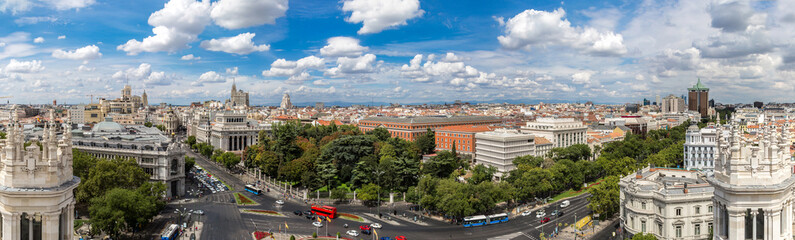 Naklejka na ściany i meble Plaza de Cibeles in Madrid