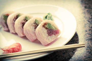 Tuna Avocado Pink Sushi