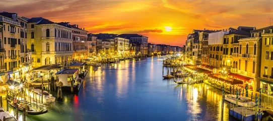 Zelfklevend Fotobehang Canal Grande in Venetië, Italië © Sergii Figurnyi