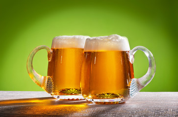 two beers on the table