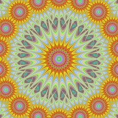 Fototapeta na wymiar Abstract geometric sun mandala design background