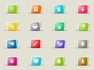 Easter day simply icons