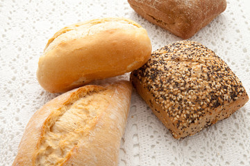 Fresh buns made ​​of wheat flour