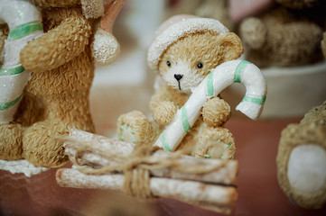 cute bear toy figurines photo
