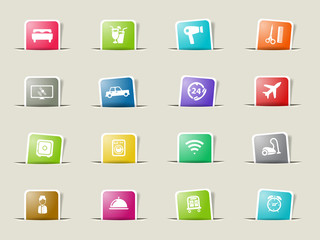 Hotel simply icons