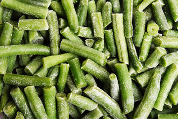 Frozen vegetable for cooking green beans