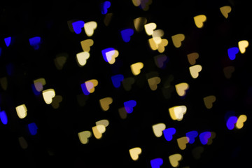 Bokeh background abstract patterns
