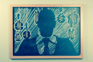 Lightbulb Chalkboard