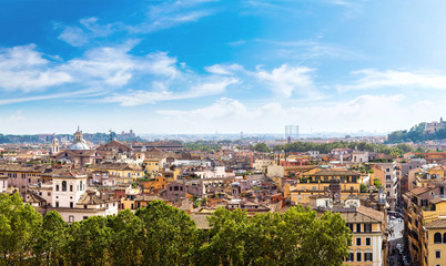 Panoramic view of Rome