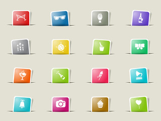 Party simply icons