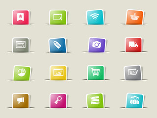 SEO and development simply icons