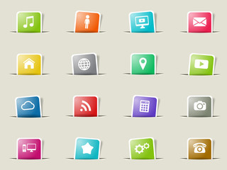 Social media simply icons