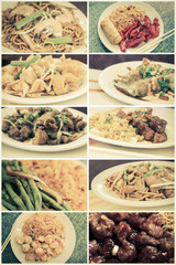Chinese Food Collage