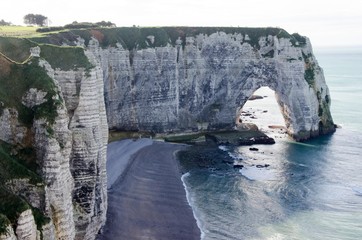 Etretat Coast in Normandy