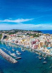 Naklejka premium Procida island in Italy