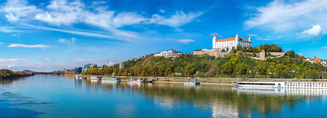 Fototapeta na wymiar Medieval castle in Bratislava, Slovakia