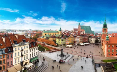 Photo sur Plexiglas Lieux européens Vue panoramique de Varsovie