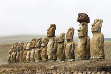 Tongariki Moais - Easter Island