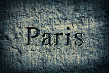 Engraved City Paris