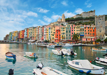 beautiful Portovenere - Ligurian coast of Italy