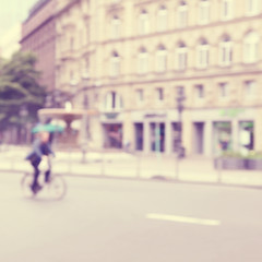 Abstract urban scene.