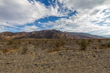 Sandy desert in Death Valley, USA