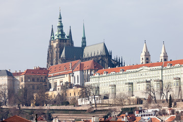 Fototapeta na wymiar View on the Prague castle
