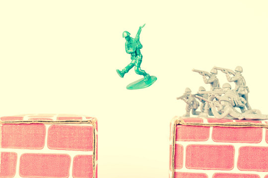 Green Army Man Escapes