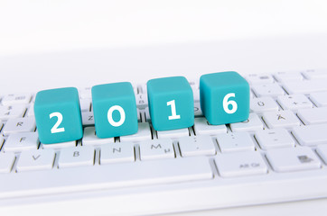 2016, Tastatur, Würfel