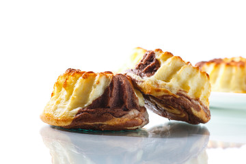 curd sweet chocolate muffins 