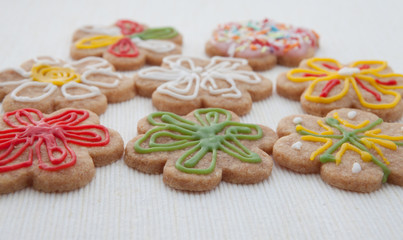 the process of baking cookies at home