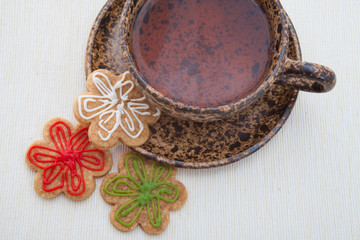 the process of baking cookies at home