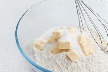 the process of baking cookies at home