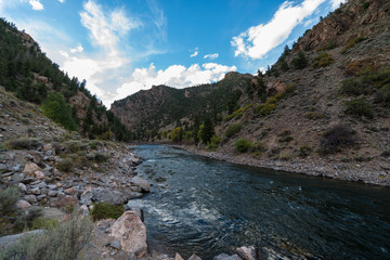 Fototapeta na wymiar Crystal Dam Gunnison River Colorado