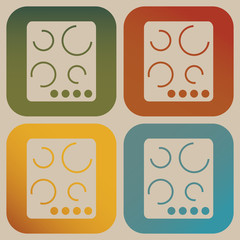 Gas stove icon