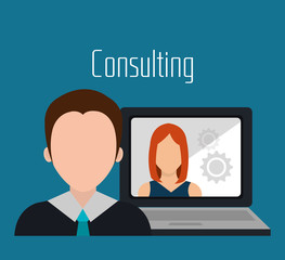 Business consulting  graphic