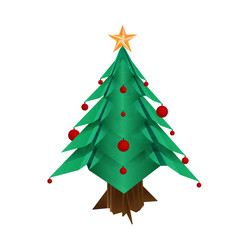 Origami christmas tree