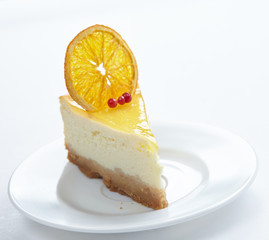 cheesecake with orange