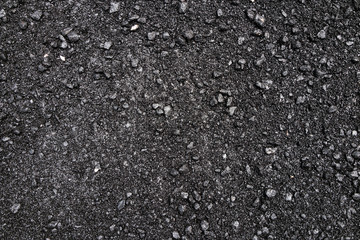 Close-up asphalt at the road under construction.