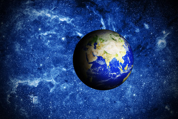 planet earth deep in space Elements of this image furnished by N