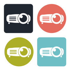 Cinema projector icon