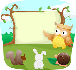 Cute Owl Teacher Students