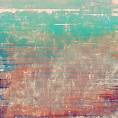 Grunge aging texture, art background. With different color patterns: brown; blue; red (orange); green